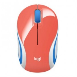 Mouse Logitech M187 Mini Inalámbrico 1000 dpi Color Coral