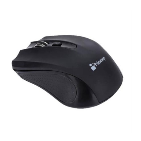 Mouse Nextep Inalámbrico USB Color Negro 1600 dpi Baterias Incluidas