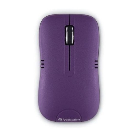 Mouse Verbatim Serie Commuter Óptico Inalámbrico P/Notebooks Color Púrpura Mate