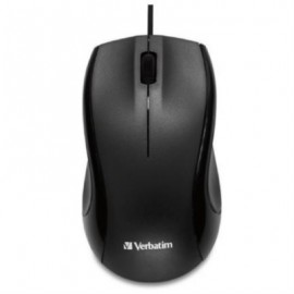 Mouse Verbatim Wired USB 1000 ppi Color Negro