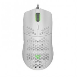 Mouse Vorago Game Factor MOG601 Ultralight RGB Sensor PMW3389 16000 dpi 7 Botones Color Blanco