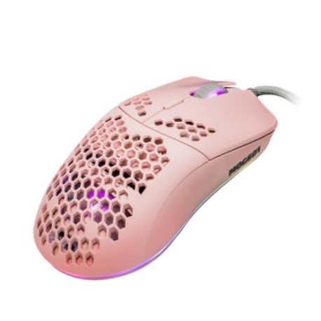 Mouse Vorago Game Factor MOG601 Ultralight RGB Sensor PMW3389 16000 dpi 7 Botones Color Rosa