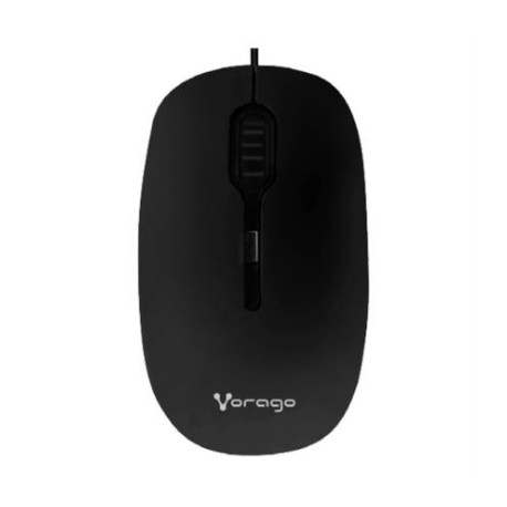 Mouse Vorago MO-100 Óptico Alámbrico USB 800/1200dpi Color Negro