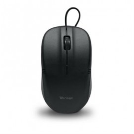 Mouse Vorago MO-103 Alámbrico Óptico USB 1000 dpi Color Negro