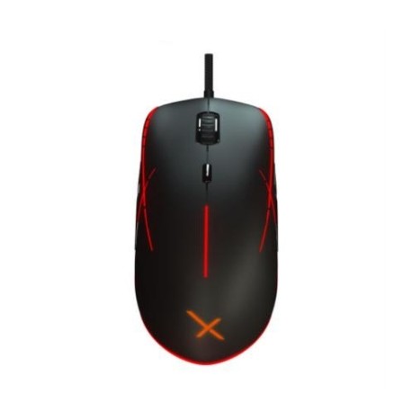 Mouse Xzeal Real Gamers XZ930 Full RGB 12400 dpi USB 9 Botones Color Negro