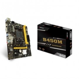 Tarjeta Madre BIOSTAR B450MH DDR4 HDMI VGA PCIe M.2 SOC AM4 AMD Ryzen