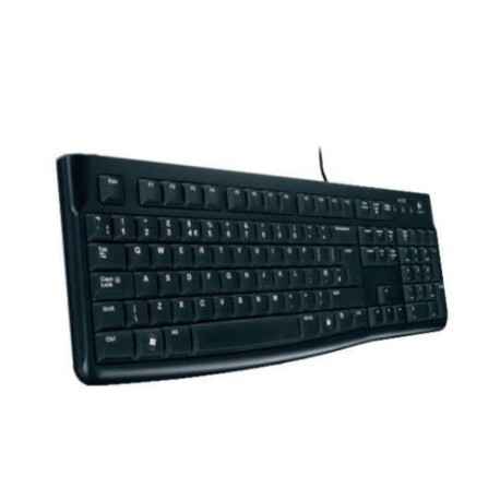 TECLADO LOGITECH K120 NEGRO USB ANTISALPICADURAS