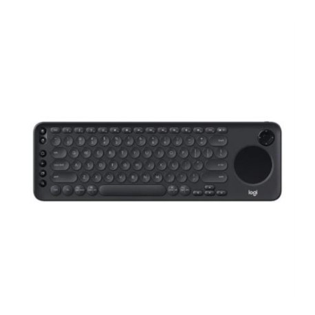 Teclado Logitech K600 TV Inalámbrico Touchpad Color Negro