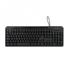 Teclado Vorago KB-204 Alámbrico Multimedia USB Color Negro