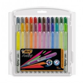 Marcador BIC Marking Permanente Grip Colores Surtidos C/36 Pzas