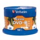 DVD-R VERBATIM 4.7GB 16X BLANCO INK C/50,DVD-R VERBATIM 4.7GB 16X BLANCO INK PRINTABLE SPINDLE C/100,DVD-R VERBATIM 4.7GB 16X B