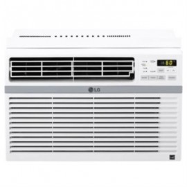 Aire Acondicionado LG Tipo Ventana Enfriamiento 12000 BTU/h Sistema Flujo de Aire/Temporizador Color Blanco