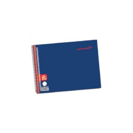 CUADERNO ESTRELLA ITALIANA BLANCO 100HJS