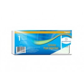 PAGARE EUROFORMAS PAPEL SEGURIDAD 21.6X9.3 CMS 100H