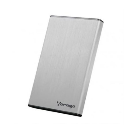 Enclosure Gabinete Vorago HDD-201 para SSD/HDD 2.5" SATA USB 3.0 Color Plata