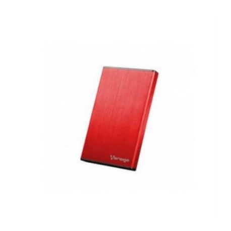 Enclosure Gabinete Vorago HDD-201 para SSD/HDD 2.5" SATA USB 3.0 Color Rojo