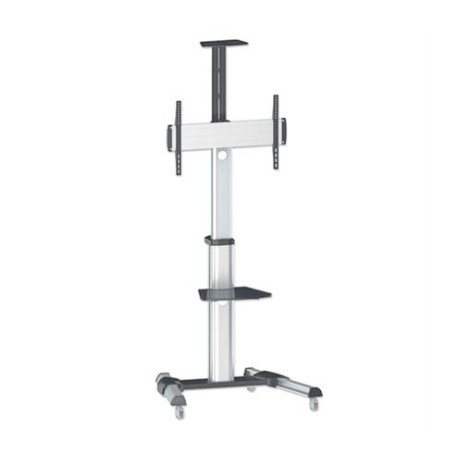 Soporte Manhattan TV 37" a 70" De Piso Tipo Carro Planas 50 Kg