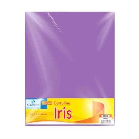CARTULINA EUROMAC IRIS VIOLETA 50X65CM C/10