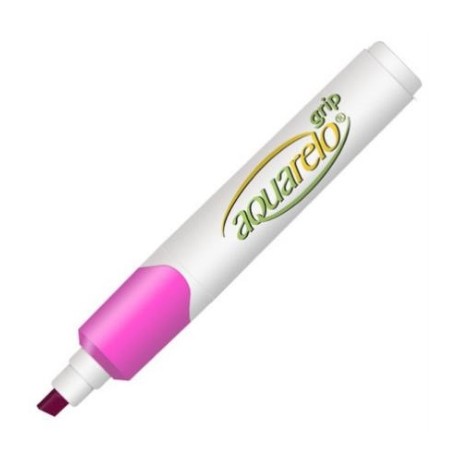 MARCADOR AQUARELO GRIP ROSA C/12 PZAS