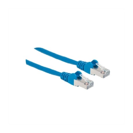 Cable Intellinet Red Cat6a S/FTP RJ45 50 Micras 30cm Color Azul