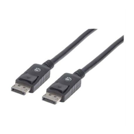 Cable Manhattan DisplayPort M-M 1080p 2m Color Negro