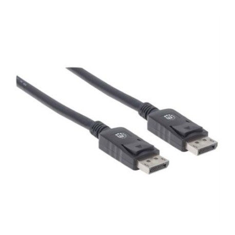 Cable Manhattan DisplayPort M-M 3m Color Negro