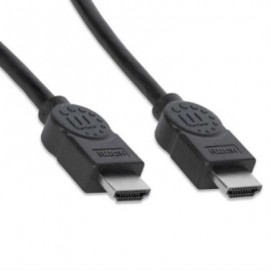 Cable Manhattan HDMI 1.3 M-MAlta Velocidad Blindado 3m Color Negro