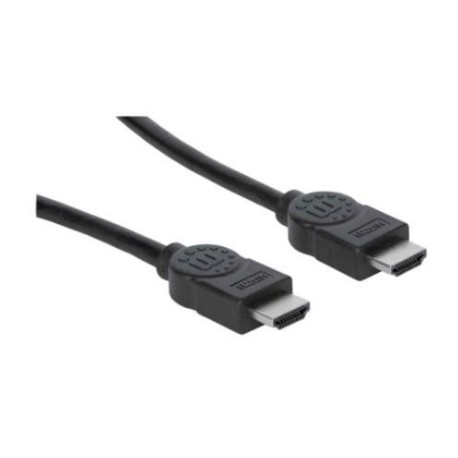 Cable Manhattan HDMI 1.4 M-M Alta Velocidad Canal Ethernet 3m Color Negro