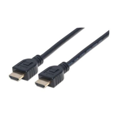 Cable Manhattan HDMI M-M Alta Velocidad con Ethernet 5m Color Negro