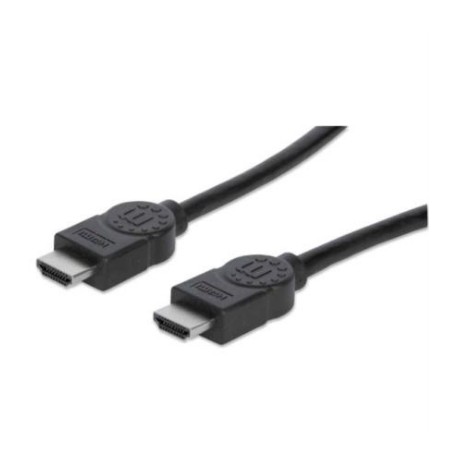 Cable Manhattan HDMI M-M Alta Velocidad con Ethernet 7.5m Color Negro