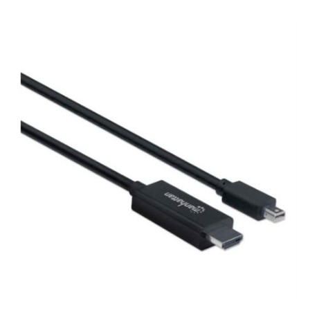 Cable Manhattan Mini DisplayPort a HDMI 1080p 1.8m Color Negro