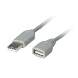 Cable Manhattan USB A-A Extensión 3m Color Gris