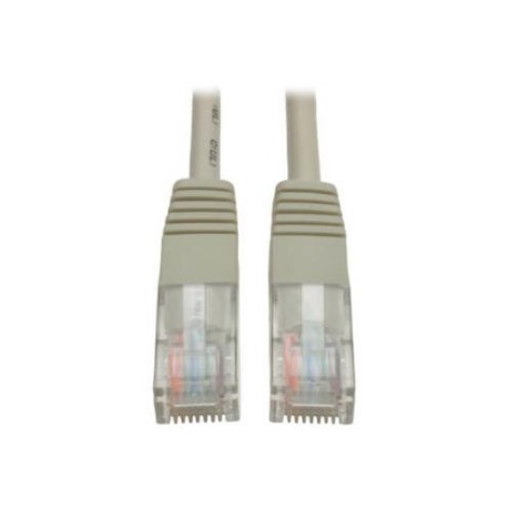 CABLE PATCH TRIPP-LITE MOLDEADO CAT5E GRIS DE 350MHZ (RJ45 M