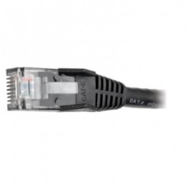 Cable Tripp Lite Ethernet (UTP) Moldeado Snagless Cat6 Gigabit RJ45 M-M 2.13m Color Negro