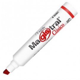 MARCADOR MAGISTRAL 83402 ROJO PIZARRON BLANCO PLASTICO