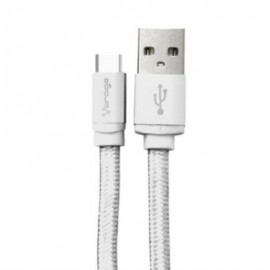 CABLE VORAGO CAB-123 USB-TIPO C 1 METRO CARGA RAPIDA BLANCO