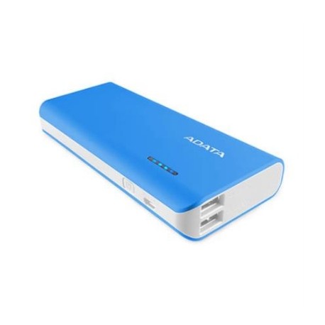 POWER BANK ADATA PT100 AZUL BLANCO 10000 MAH