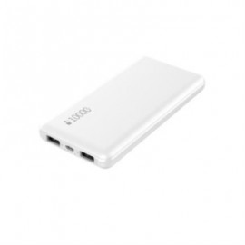 Power Bank Nextep Ultra Ligera 10000 mAh 2 Puertos Color Blanco