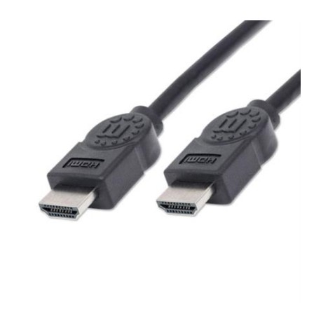 Cable Manhattan HDMI 2.1 8K M-M Ultra Alta Velocidad 2m Color Negro