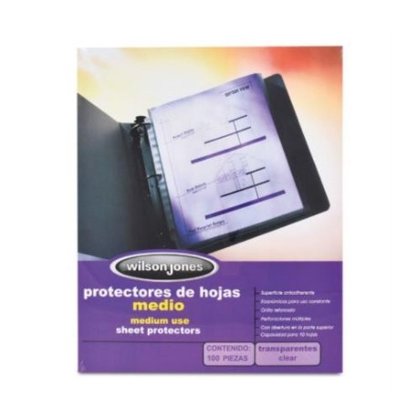Mica Acco Protectora P0572 Carta Transparente c/100 Pzas