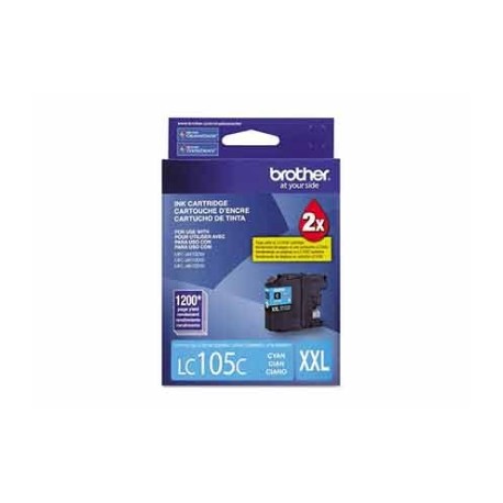 TINTA BROTHER LC105C CYAN 1200 PAG