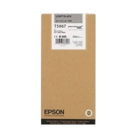 Tinta Epson Stylus Pro 7900/9900 350ml Color Negro Claro