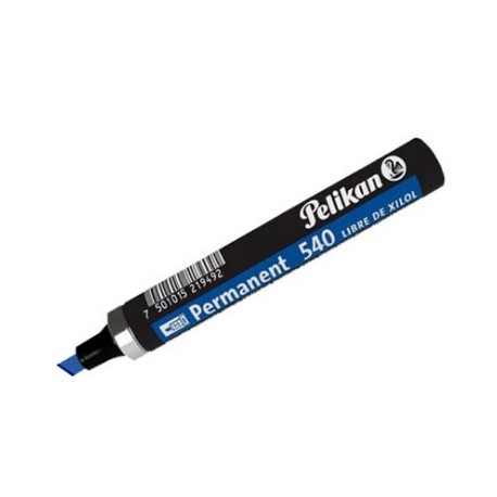 Marcador Pelikan Permanente 540 Color Azul C/10 Pzas