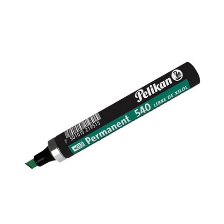 Marcador Pelikan Permanente 540 Color Verde C/10 Pzas