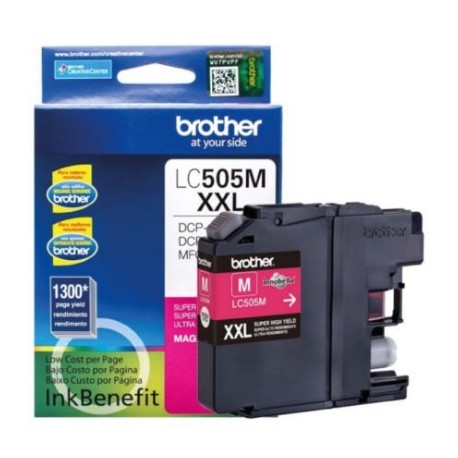 Tinta Brother LC505M Magenta Super Alto Rendimiento