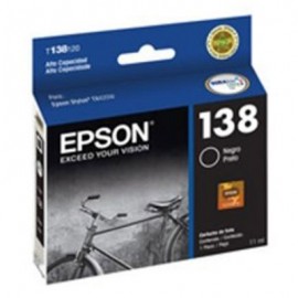 TINTA EPSON 138 STYLUS TX235W TX320F TX420W TX430W NEGRO ALT