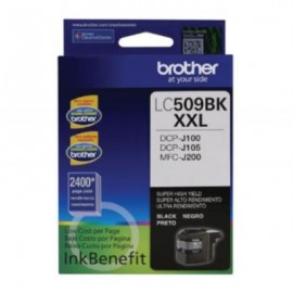 Tinta Brother LC509BK Super Alto Rendimiento Color Negro