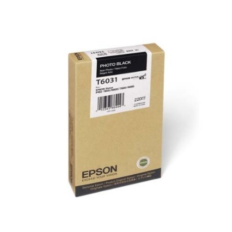 TINTA EPSON STYLUS NEGRO PHOTO PLOTTER PRO 7800/9800 220ML