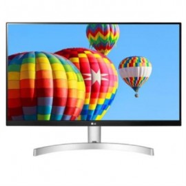 Monitor LG LED 27MK600M 27" FHD Resolución 1920x1080 Panel IPS Color Blanco-Negro