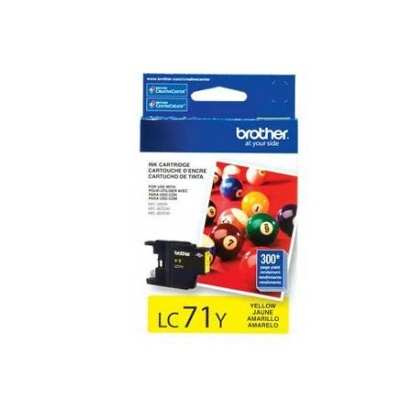 TINTA BROTHER LC71Y AMARILLO 300 PAG